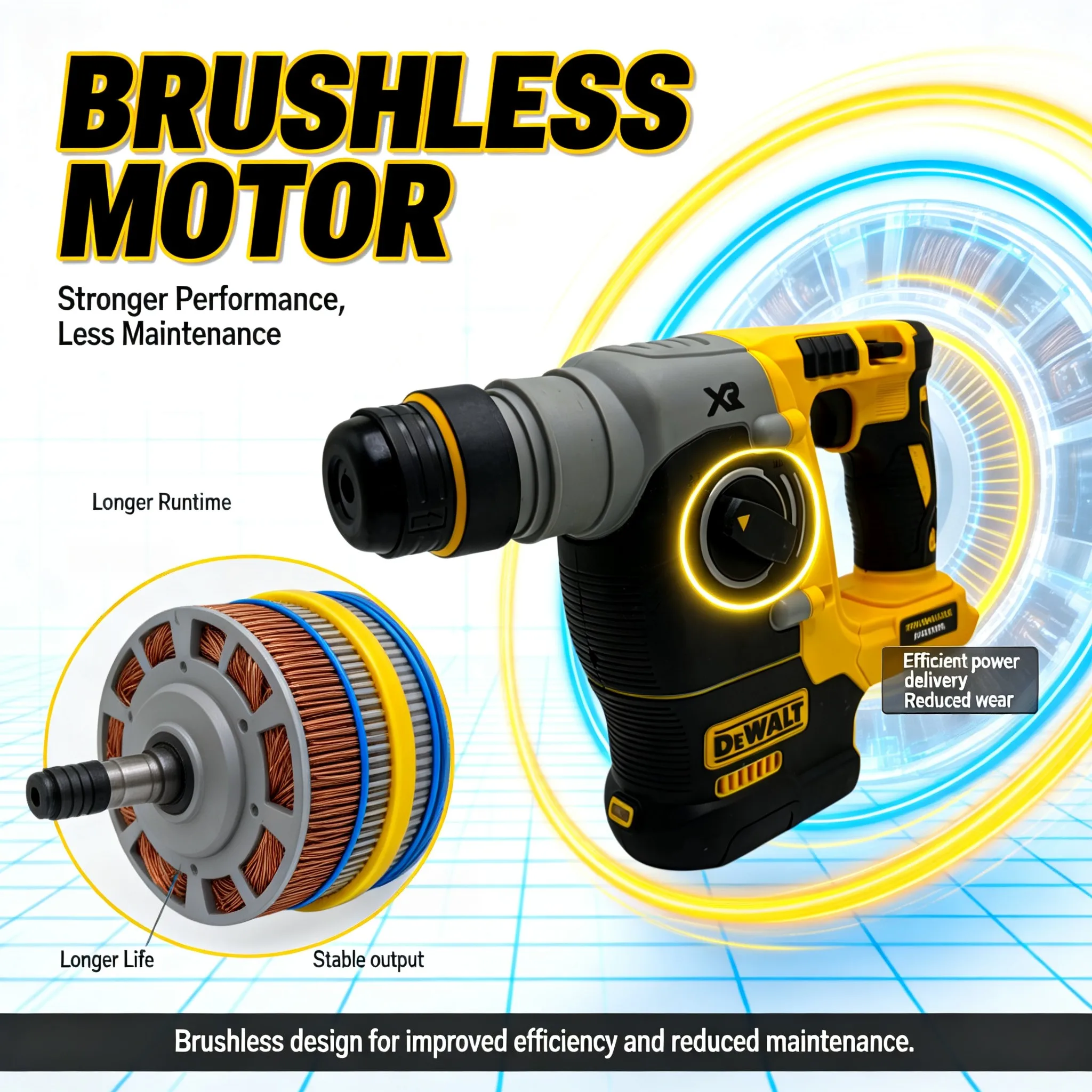 DEWALT 20V MAX SDS PLUS Rotary - Cordless Rotary Hammer 20V Brushless review and price