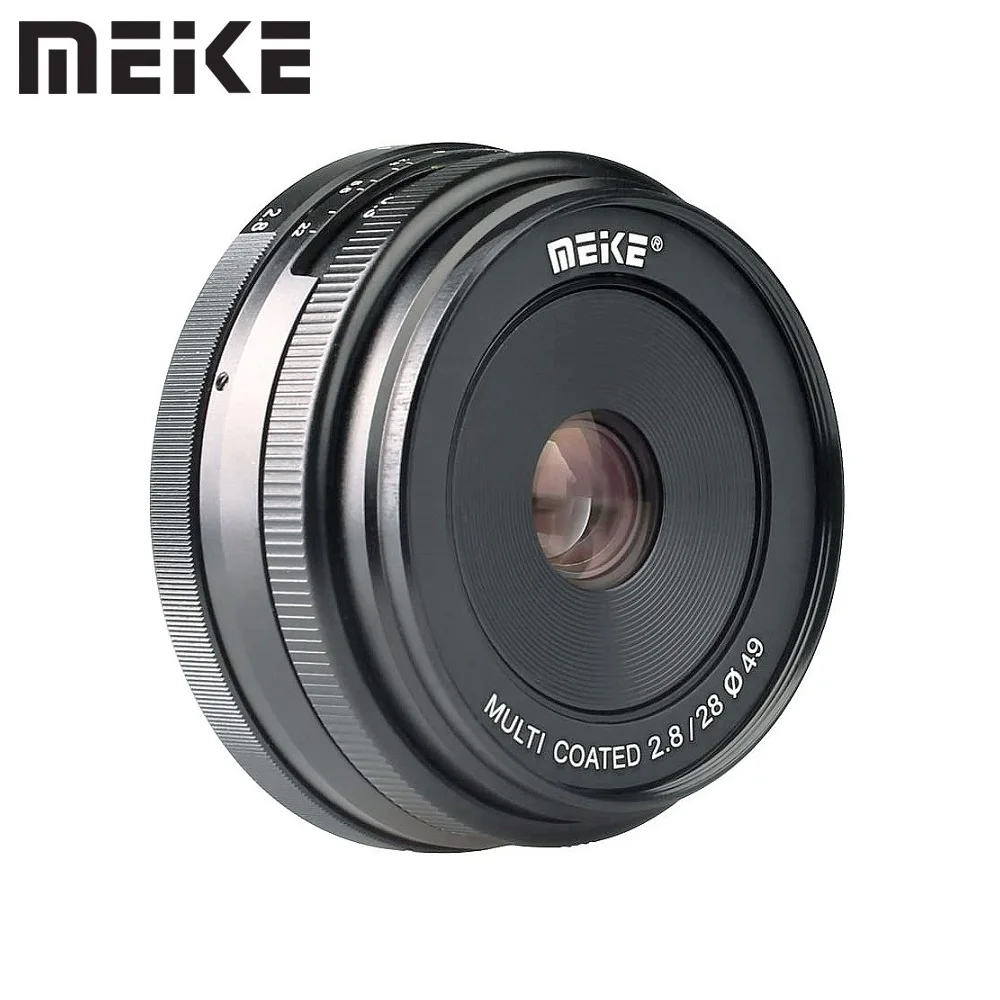 

Meike 28mm f2.8 Fixed Manual Focus Lens for Canon EF-M Mount Mirrorless Cameras EOS M M2 M3 M5 M6 M6II M10 M50 M50II M100 M200