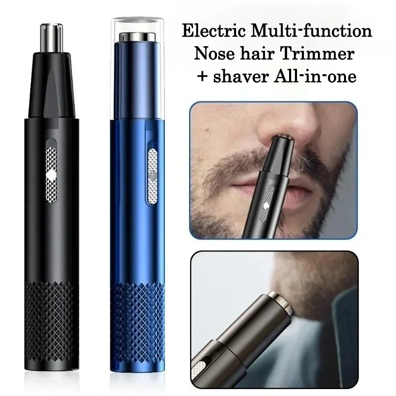 Nose hair trimmer USB charging Brand new high-quality electric portable men\'s mini nose hair trimmer Multi-function shaver