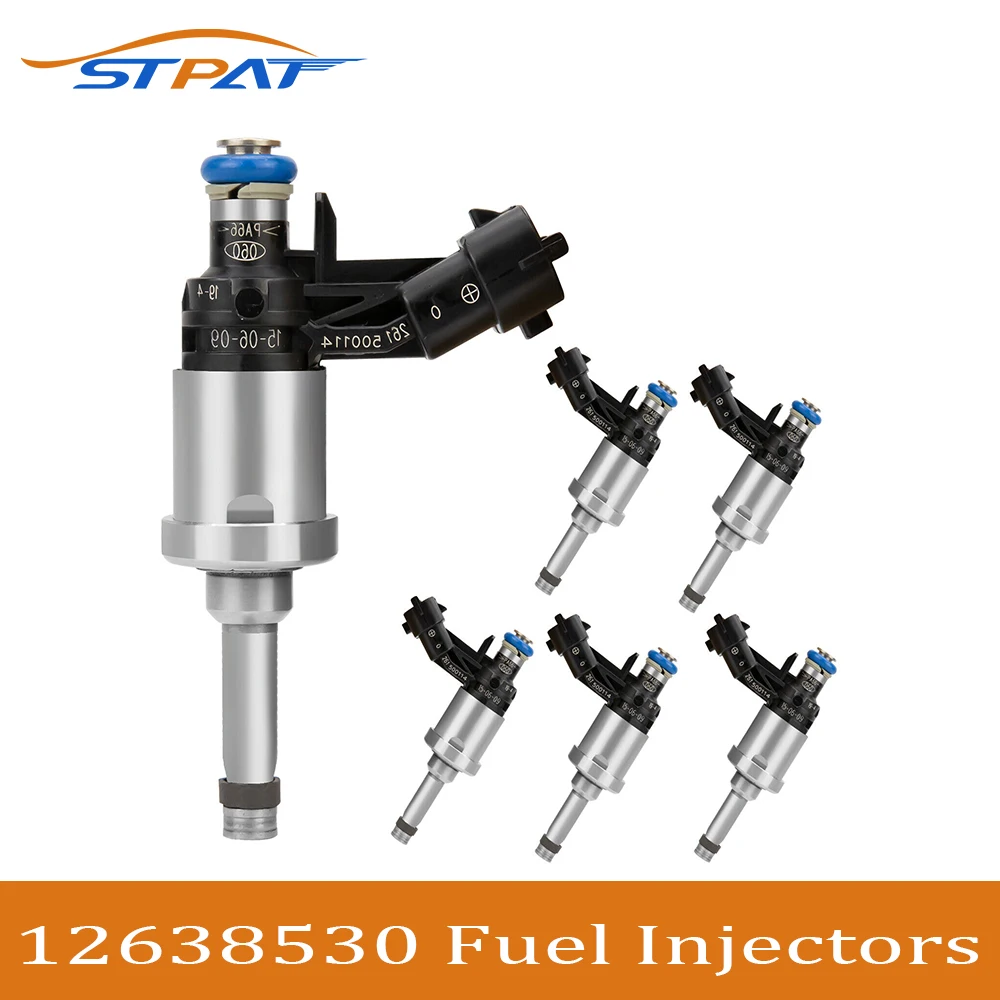 

STPAT 12638530 Fuel Injector For GMC Acadia For Cadillac CTS STS Chevrolet Camaro Traverse 12632255 0261500056 12611545