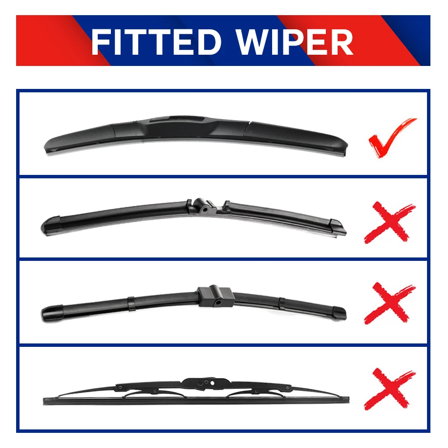 Car Vehicle Insert Rubber strip Wiper Blades (Refill) 8mm Soft 14