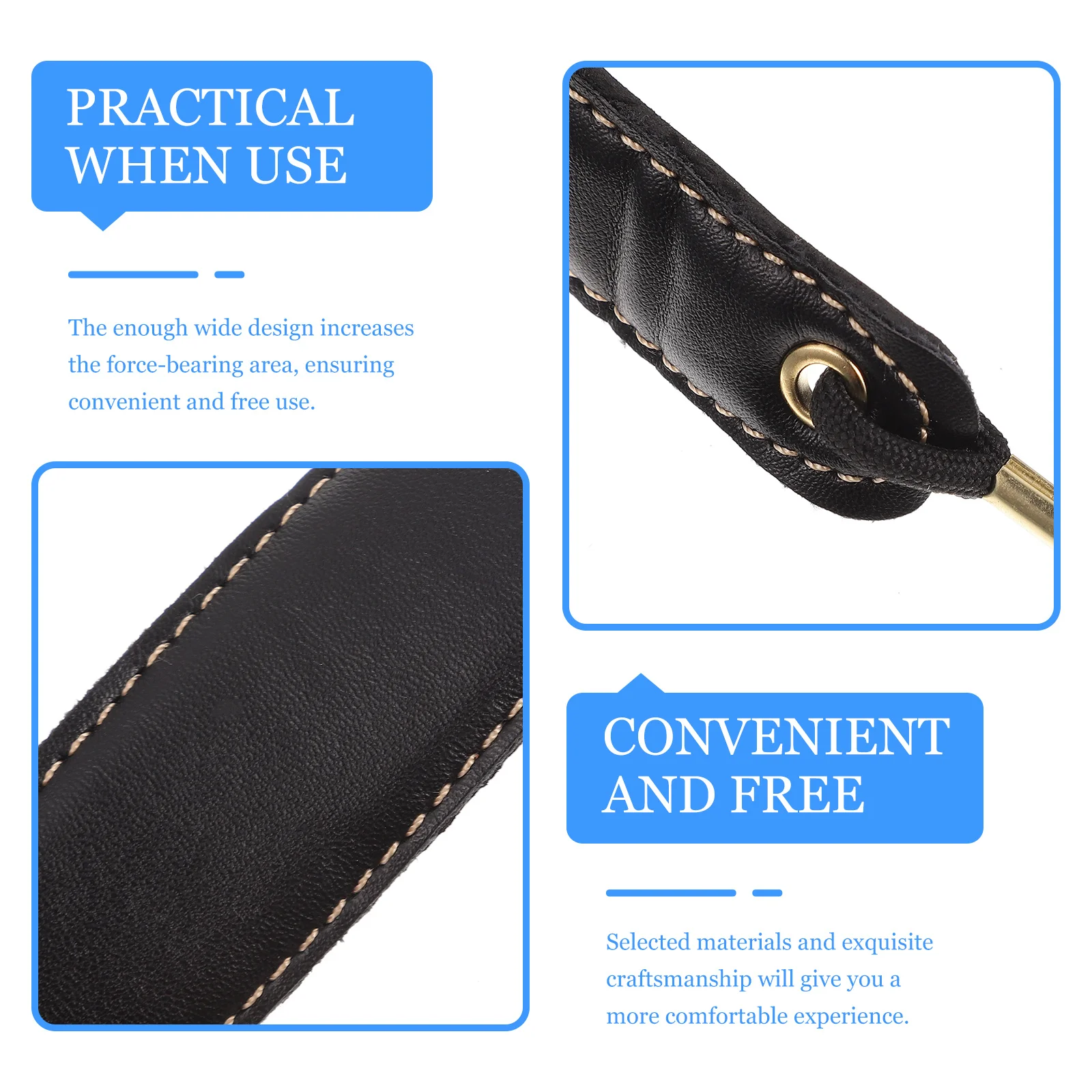 

2Pcs Saxophone Neck Straps Durable Comfortable Sax Hanging Belts Reduce Neck Pressure Easy Install Saxophone Accessory Black
