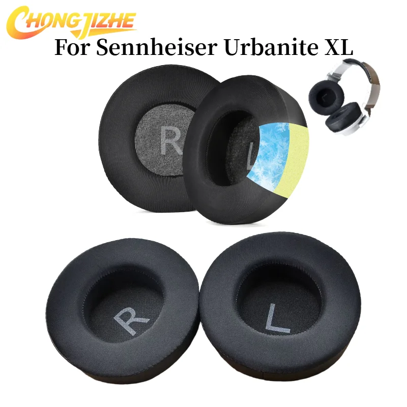 

Replacement Ice gel Ear Pads Cushions For Sennheiser Urbanite XL Headphone Softer Protein Leather Earpads repair parts