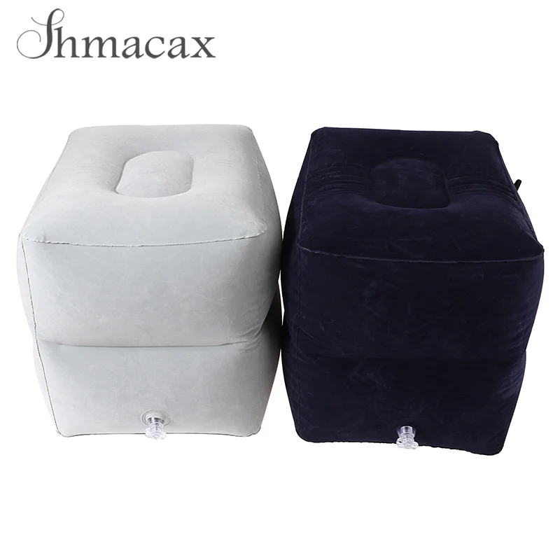 

PVC Kids Flight Sleeping Footrest Pillow Resting Pillow On Airplane Cat Bus Pillow Inflatable Travel Foot Rest Pillow Foot Pad