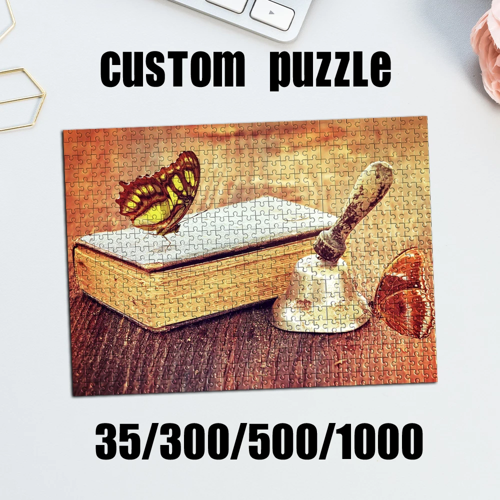 Home Decor Pt - 35/300/500/1000pcs 개인화 된 사용자 정의 사진
