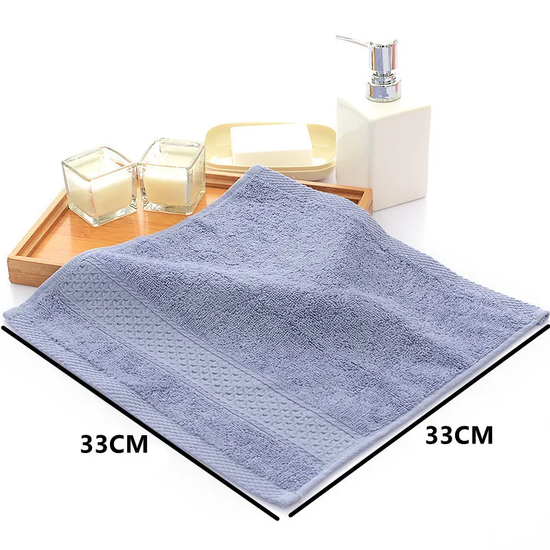 33x33cm 100% Cotton Towel Soft Bath Towel Highly Absorbent Quick Drying Towels Bathroom Hand Towels for Sport Yoga SPA JAF061