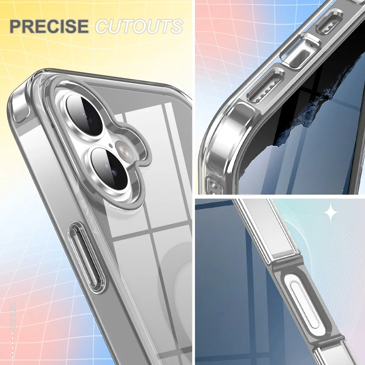 Für iPhone 17 Handyhülle, kompatibel mit MagSafe, integrierter berührungsempfindlicher, kratzfester Displayschutz für iPhone 17 2025 – Detail 4