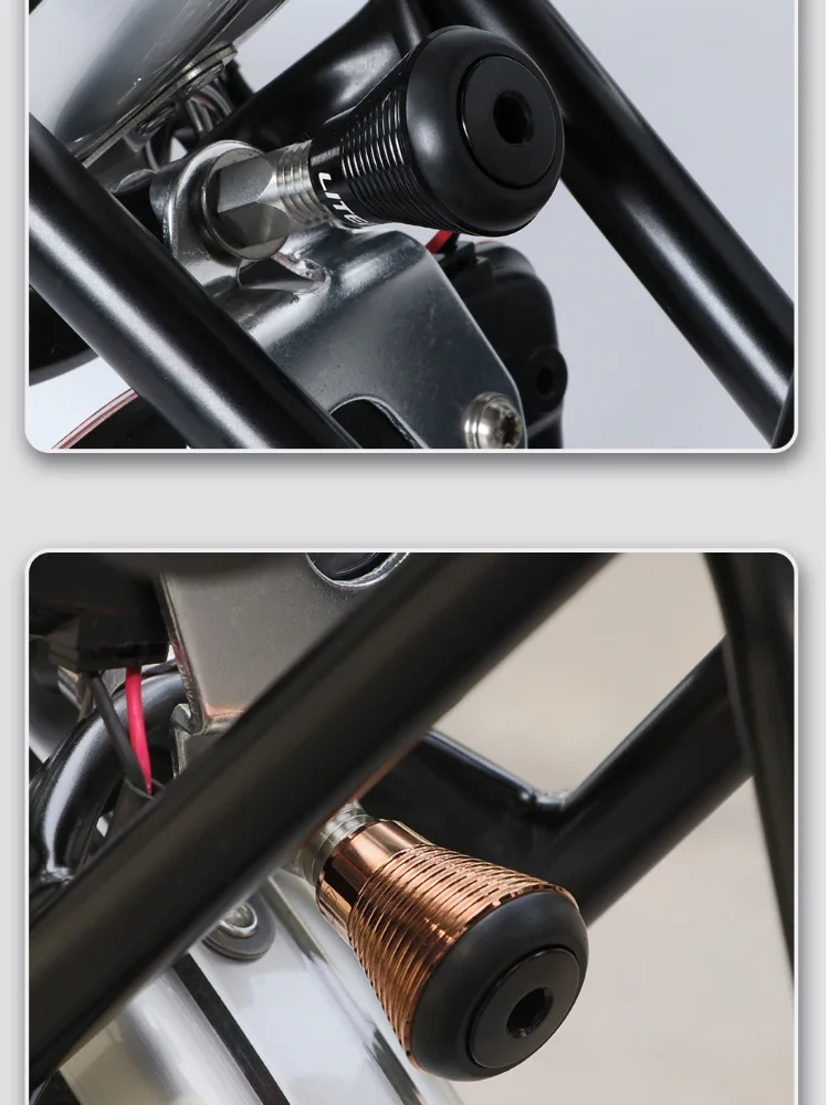 AliExpress LITEPLUS Seatpost Stop for Brompton Folding Bike Mushroom Head Seat Tube Stopdisk Aluminum Alloy Bicycle Winter Cycling Parts