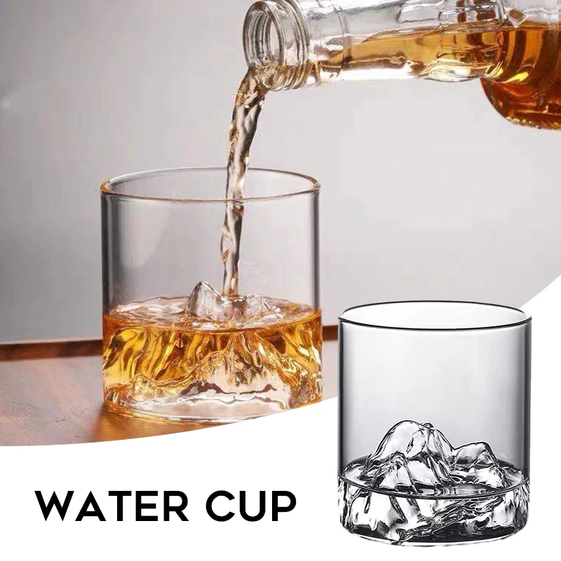 

200/300ML Creative Glass Mountain Viewing Cup Mountain Teacup Japanese Cup Household High Beauty Water Mug