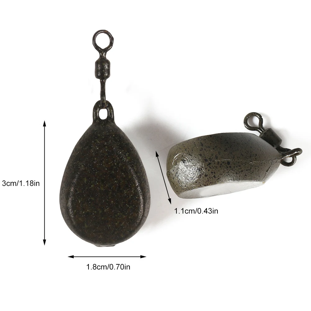 57 جرام صب قطرة النار الصيد الوزن مع قطب شقة الكمثرى الرصاص الصيد وزن قطرة الماء الغطاسون لصيد سمك الشبوط مشبك آمن
