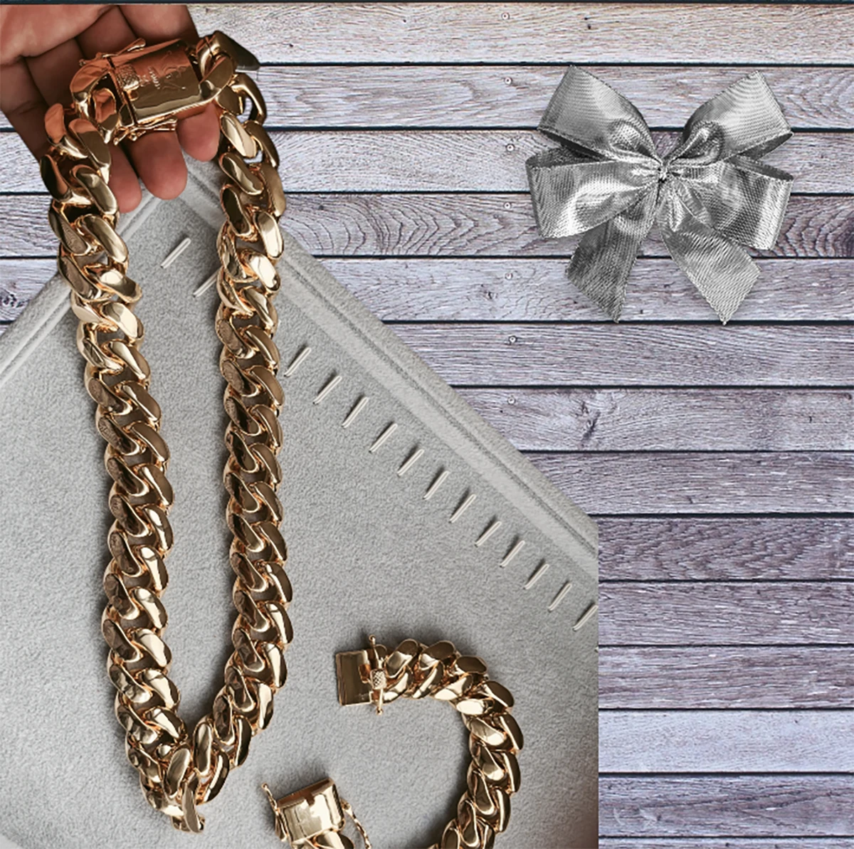 

cubanas Fashion Luxury Hip Hop Jewelry Custom Gold Plated Silver Brass Heavy Miami Cuban Link Chain Necklace For Men