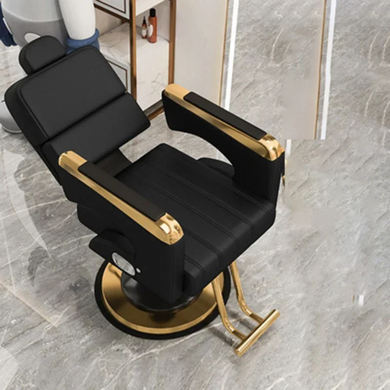 

Professional Barber Chair Beauty Salon Esthetician Manicure Chair Makeup Barbershop Swivel Silla De Barbero Salon Furniture