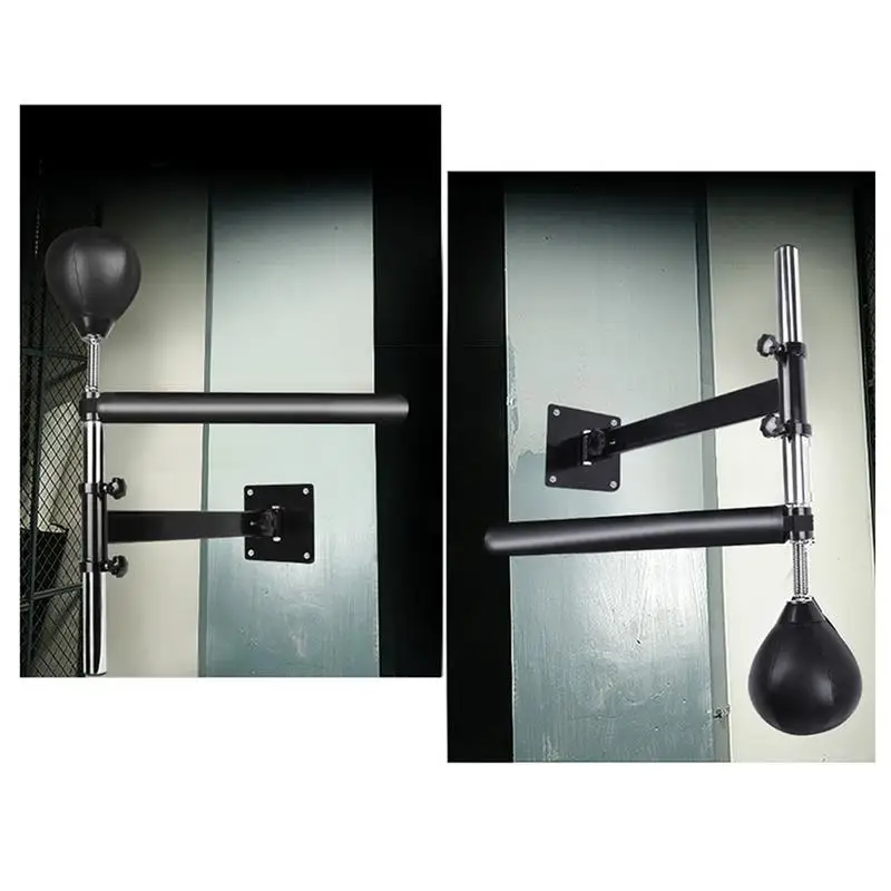 Wall Mount Boxing Rotational Bar Boxing Speed Bar Trainer Rotational Stainless Steel Bar Wall Mount Training Equipment