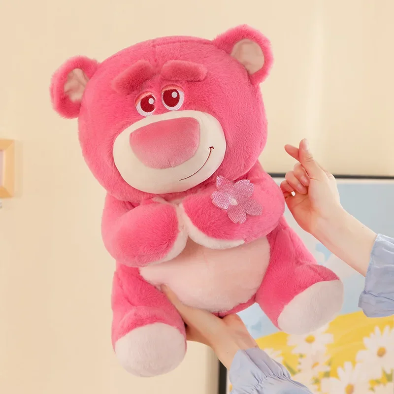 Sanrio Kawaii Cherry Blossom Series 70CM Lotso Plush Toys Hug Plush Pillows Children's Gifts Home Decor New Year Birthday Gifts