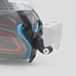 Helmet with front chin brace to secure your GoPro Hero 11, 10 9 8 7 and DJI Osmo Action Insta360 action camera!