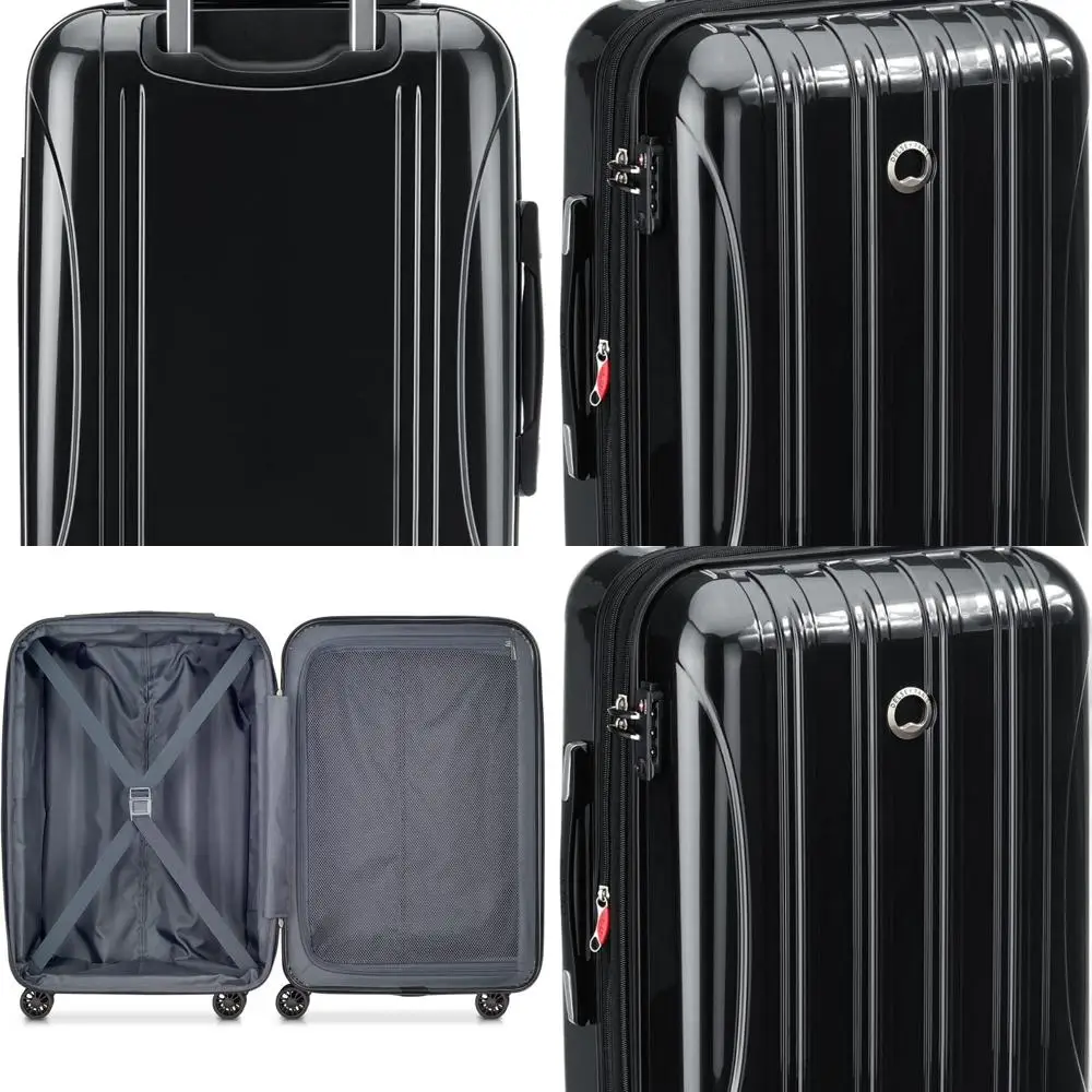 

Carry-On 21 Inch Expandable Hardside Spinner Luggage, Black