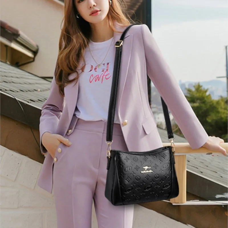 Women's Brand Crossbody Female Bag Shoppers Simple Fashion Zipper Handbags Shoulder Waterproof Large Capacity Tote Bags