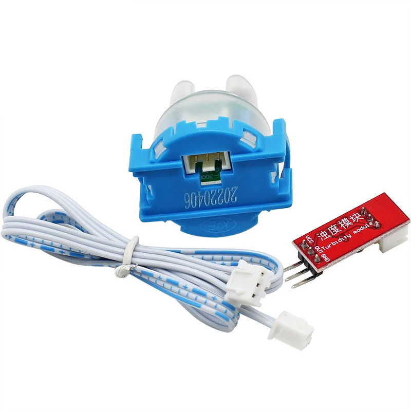 3.3-5V Troebelheid Transducer Water Troebelheid Module Gemengde Water Detectie Module Troebelheid Sensor Module Vloeistof voor Arduino