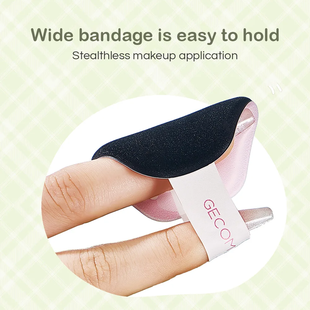 GECOMO 8 PCS Pêssego Pó puff Série Super Macio Molhado e Seco Dupla Utilização Esponja de Maquiagem Amigável à Pele