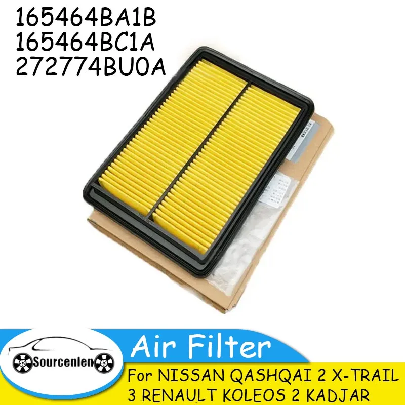 

Воздушный фильтр для NISSAN QASHQAI 2 X-TRAIL 3 RENAULT KOLEOS 2 KADJAR 165464BA1B 165464BC1A 272774BU0A 16546-4BC1A 27277-4BU0A