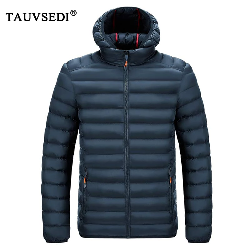 

Winter Men Hooded Warm Casual Cotton Jacket Coat Men Portable Detachable Hat Overcoat Parka Male Thick Outwear Windbreaker Parka