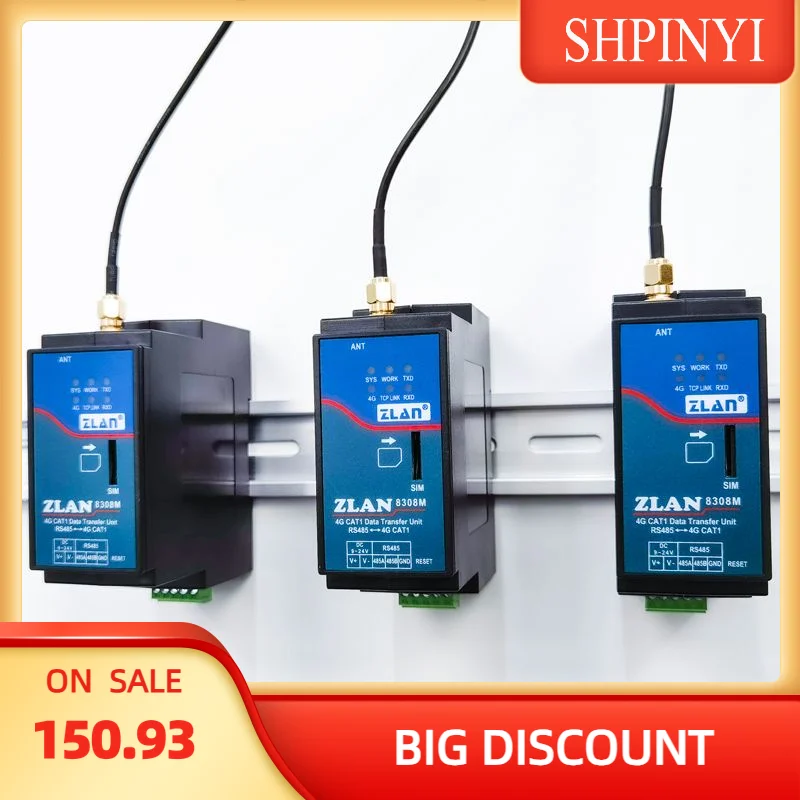 4g Iot Gateway Industrial ZLAN8308M Serial Port Rs485