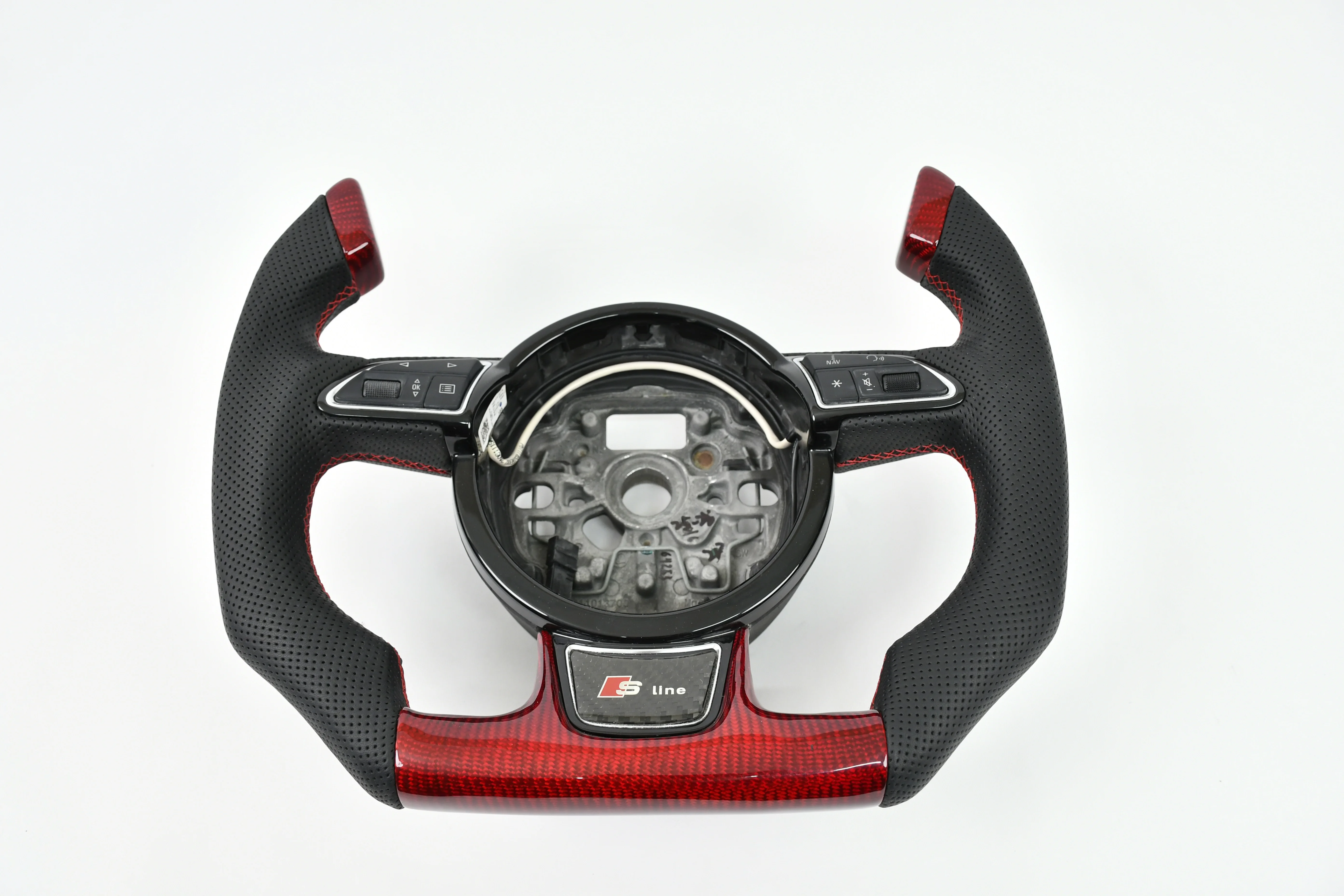 YTcarbon for audi A4 S4 RS4 B8.5 custom real carbon fiber steering wheel