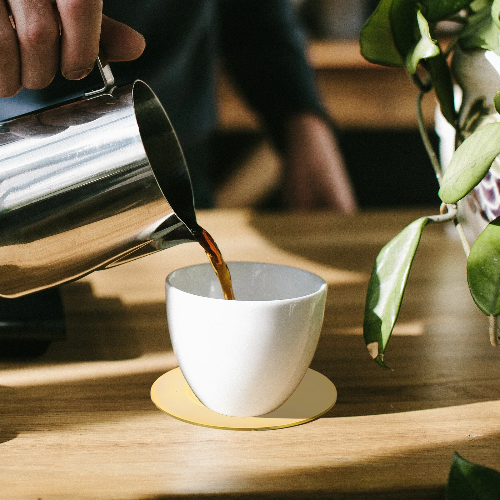 

2pcs Vinyl Record Retro Drink Mats Unique Cup For Coffee Table Heat Resistant Coasters Home Office Decor Retro Album