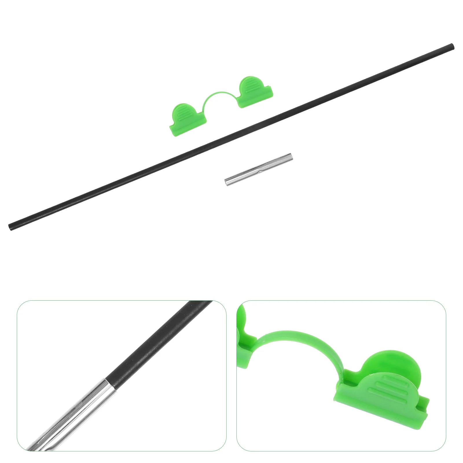 

1Set Greenhouse Hoop Kit Durable Fiber Garden Hoops Easy Install Adjustable Height Raised Bed Row Tunnel Supports