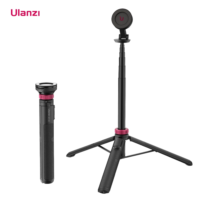 Ulanzi MT-84 Selfie Stick Magnetic Tripod 1.53M Wireless Bluetooth Remote Phone Extension Phone Live Streaming Vlog Custom Gift