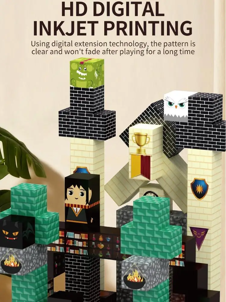 141PCS Magnetische Bouwstenen Magic Academy STEM Montessori Zintuiglijke Stapelblokjes Speelgoed voor Leeftijden 3+ Cadeaus voor Jongens & Meisjes