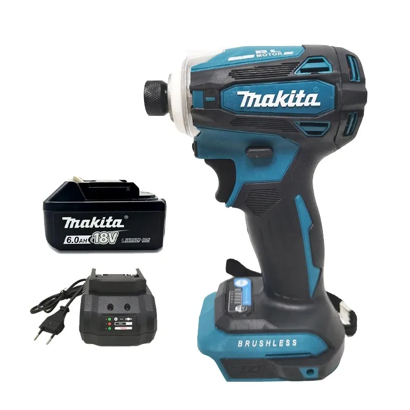 Makita DTD172 180 NM Cordless Impact Driver 18V LXT BL Brushless Power Tools Motor Electric Drill Wood/olt/T-Mode Rechargeable