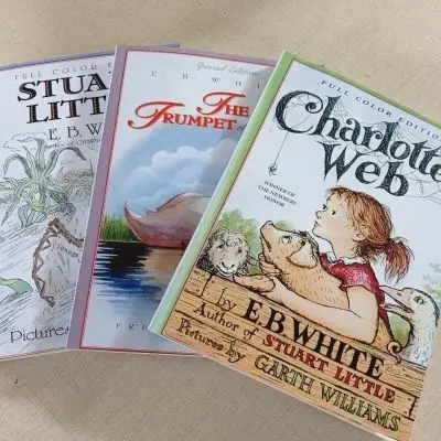 Charlotte's Web - Trumpeter Swan Spirit Mouse Brother - Complete Set of 3 Books - A5 Size
