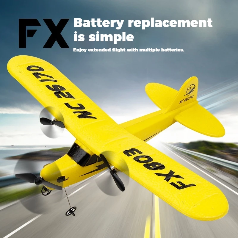 FX803 RC طائرة ثابتة الجناح رغوة طائرة شراعية 2.4G طائرة التحكم عن بعد الكهربائية تحلق نموذج طائرة في الهواء الطلق لعبة أطفال هدية