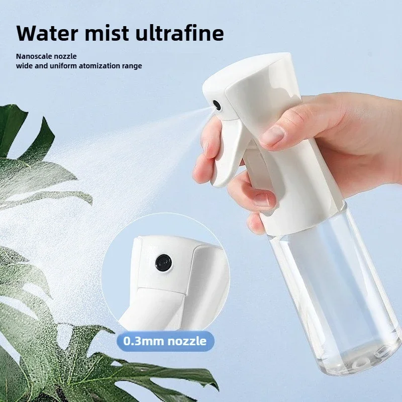 Press Type Spray Bottle Plastic Gardening Watering Can Multi Functional Household Cleaning Beauty Hydrating Portable Atomizer