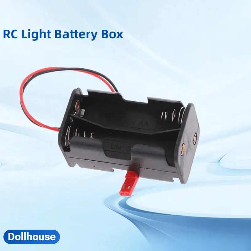

6V 1/10 1/8 RC ON/OFF Switch JST Connector Receiver Box RC Light Battery Box For RC FS JLB HSP Car Airplanes Boat
