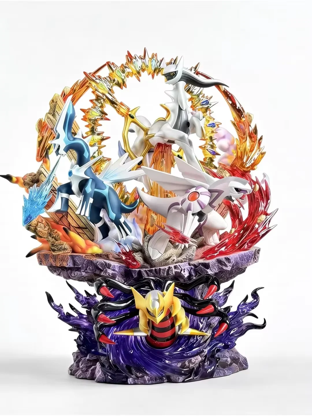 Nieuwe 37cm Arceus Dialga Anime Figuren Vier Goddelijke Beesten Beeldje Palkia PPAP PKM Giratina PVC Beeld Collectie Model Speelgoed Cadeaus