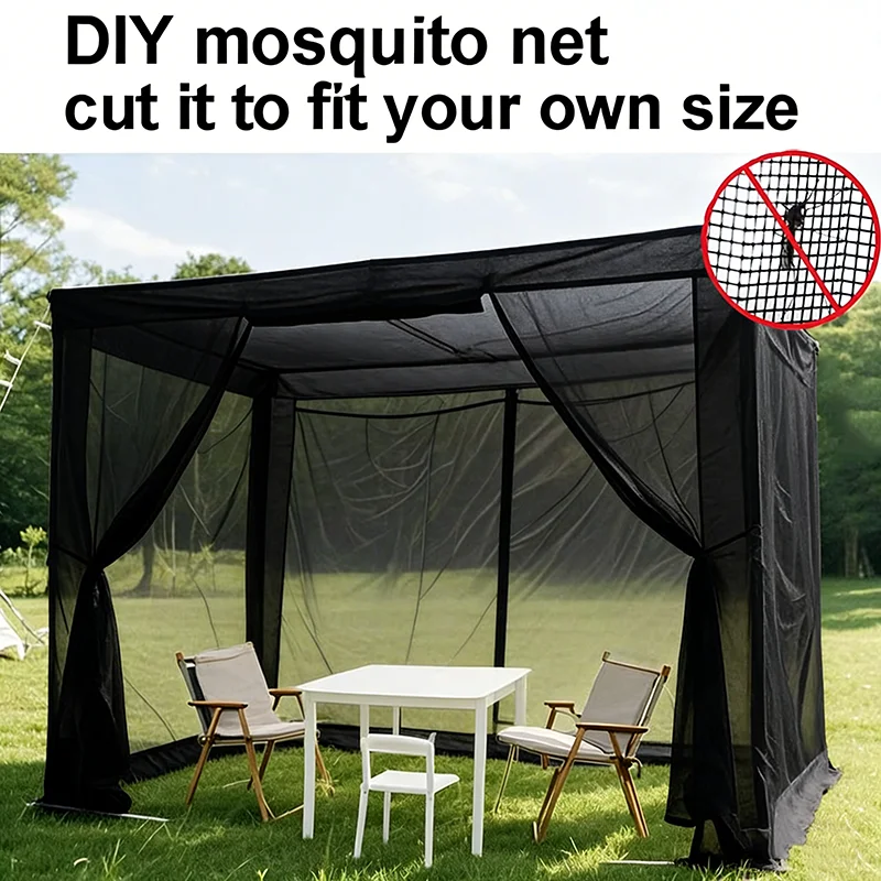 DIY Mosquito Nets Outdoor Camp Huntting Garden Dormitory Tent Picnic Camping Cut Fit Size Mosquito Net 2*3m 3*5/15m Netting