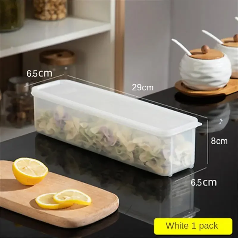 Noodle Spaghetti Container Kitchen Household Cereal Preservation Storage Box With Cover Spaghetti Box Kitchen Food Container