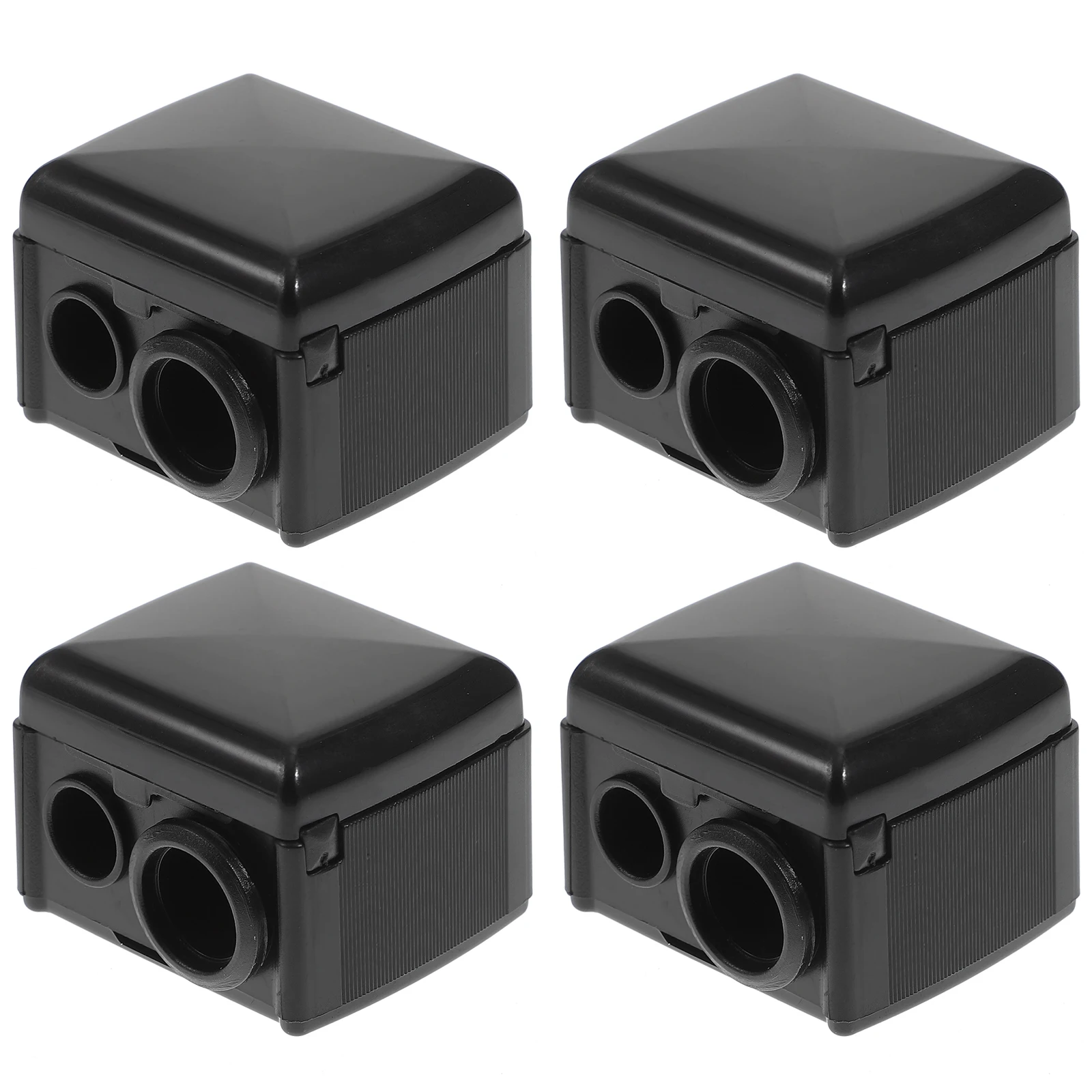 4 Uds herramienta duradera de maquillaje agujeros dobles para delineador de ojos lápiz labial lápiz de cejas accesorios de maquillaje para mujer lápiz