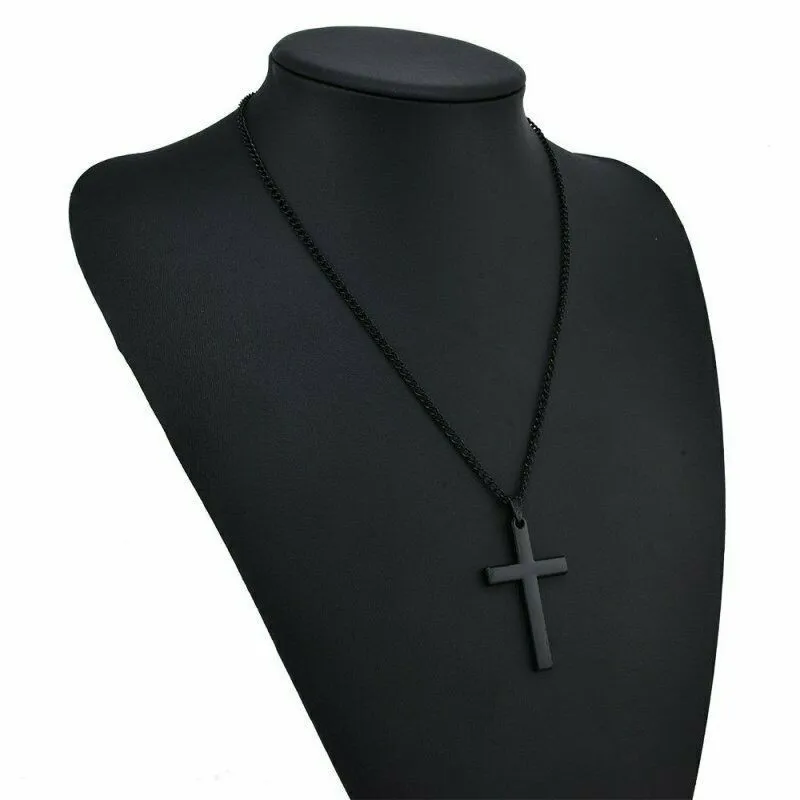 

New Religion Christian Simple Necklace for Women Men Virgin Mary Jesus Cross Pendant Chains Fashion Jewelry