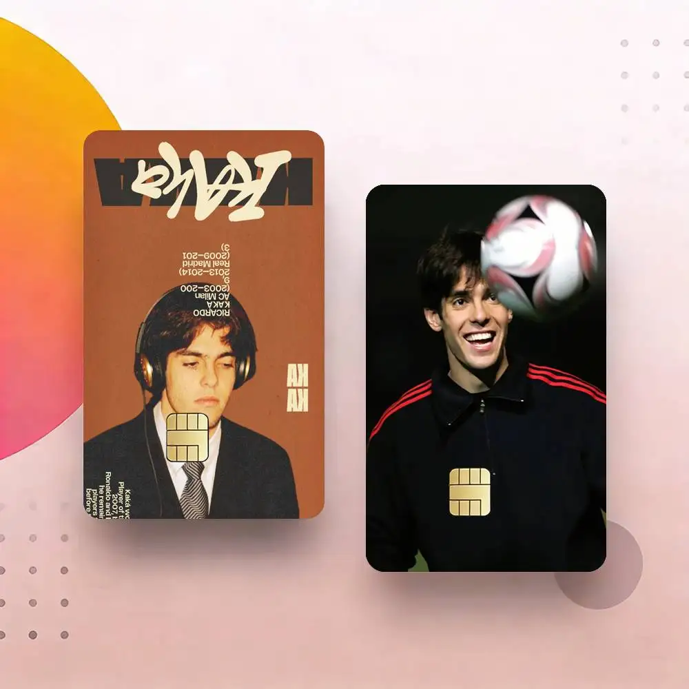 

Football R-Ricardos K-Kakas Credit Card Skin Stickers For VISA Bank Bus Metro Access Card Protective Film Cover Sticker