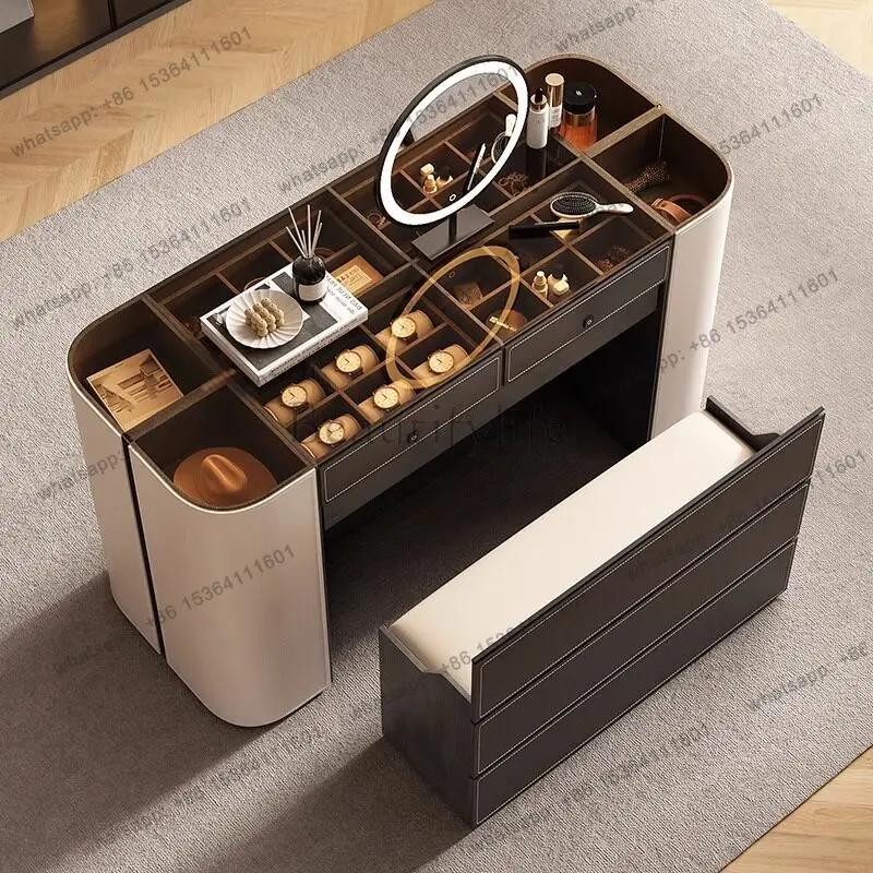 Modern simple with lock cloakroom, island cabinet, dresser integrated