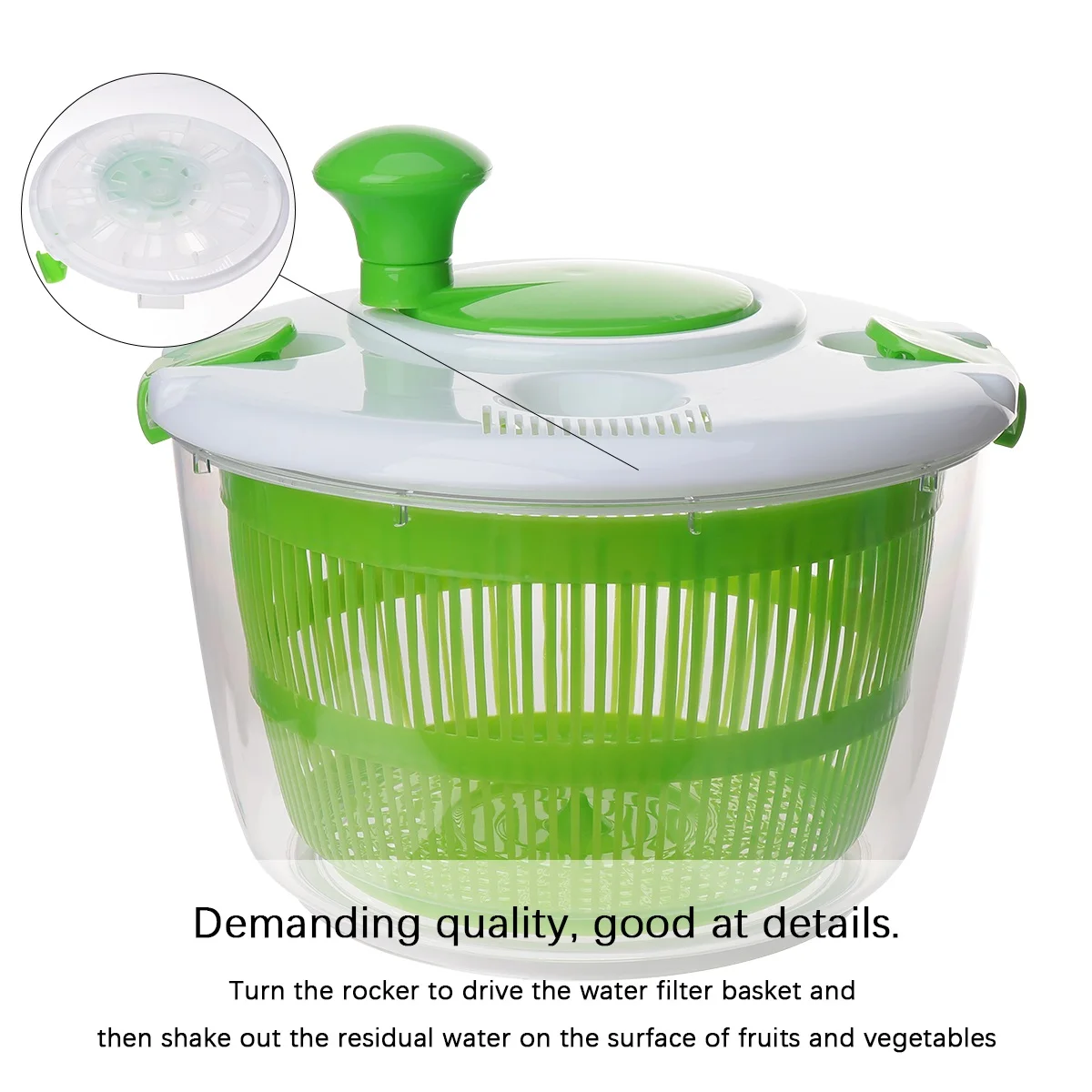 

Vegetable Dehydrator Salad Spinner Dryer Plastic Fruits Vegetables Make Salads Kitchen Gadgets Home Helper