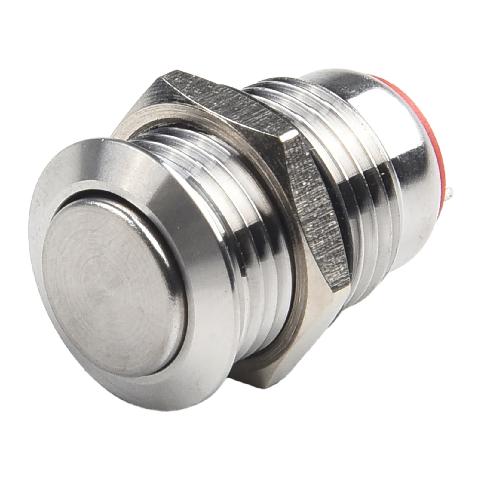 12mm Metal Push Button Switch 12V 0.1A Waterproof Self-locking Push Button 1NO1NC Home Electrical Equipment Accessories