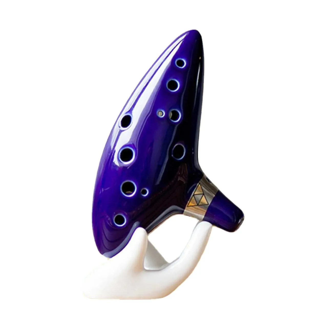 

Окарина теноровая Miwayer, 12 тонов, альт-тональность C, керамическая, музыкальный инструмент с буклетом, шейным ремешком и чехлом, синяя TD02