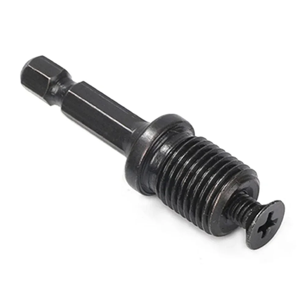 Hex haste broca Chuck adaptador, 1,4 ", 1,2", 3,8 ", rosca masculina, brocas elétricas, conversor de troca rápida