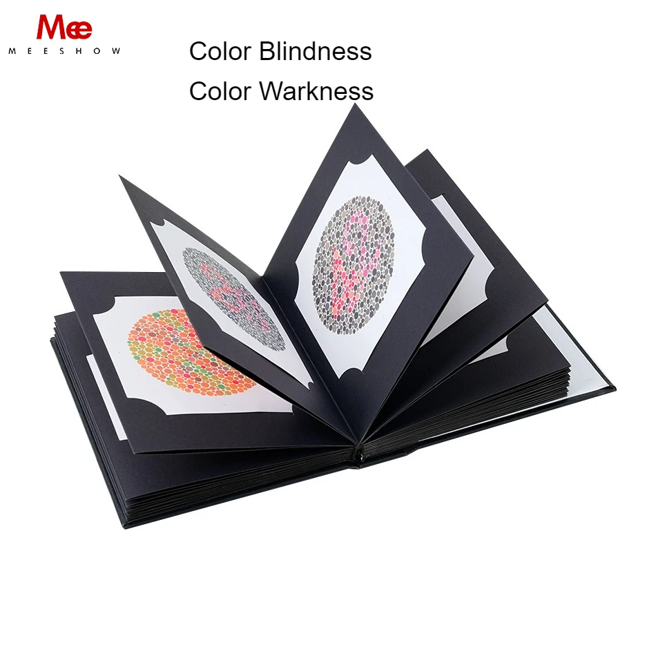Test di vista per la deficienza dei colori 38a edizione 2025 Libro di debolezza daltonismo per la vista Libro di test ottico per oftalmologia
