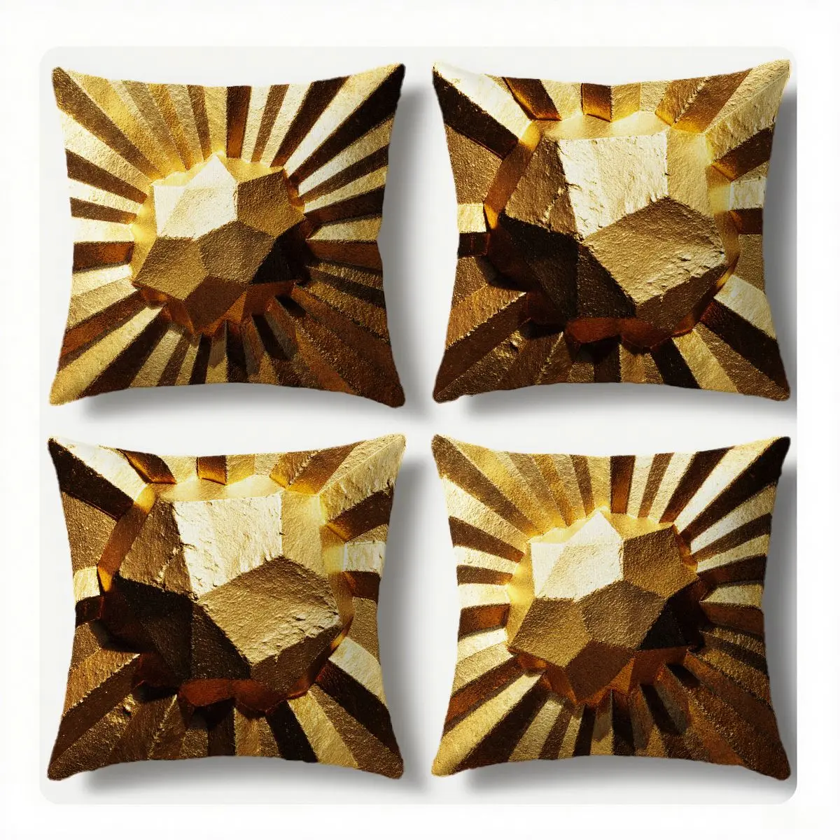 

Наволочки из 4 предметов с современным геометрическим узором, украшение для дивана, добавьте моду, повышает космическую атмосферу, подходят для гостиной