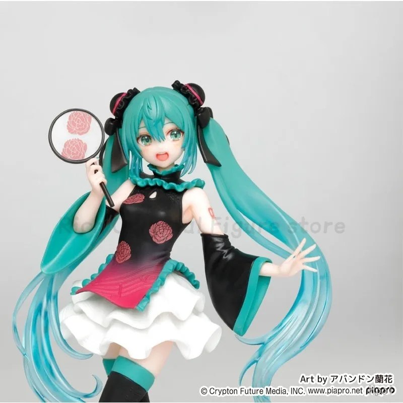 【Em estoque】Trajes TAiTO originais Hatsune Miku Cheongsam Vestido Anime Figura Modelo Ornamento